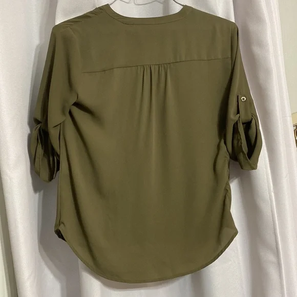 New York & Company Green Blouse Size XS - Picture 5 of 8